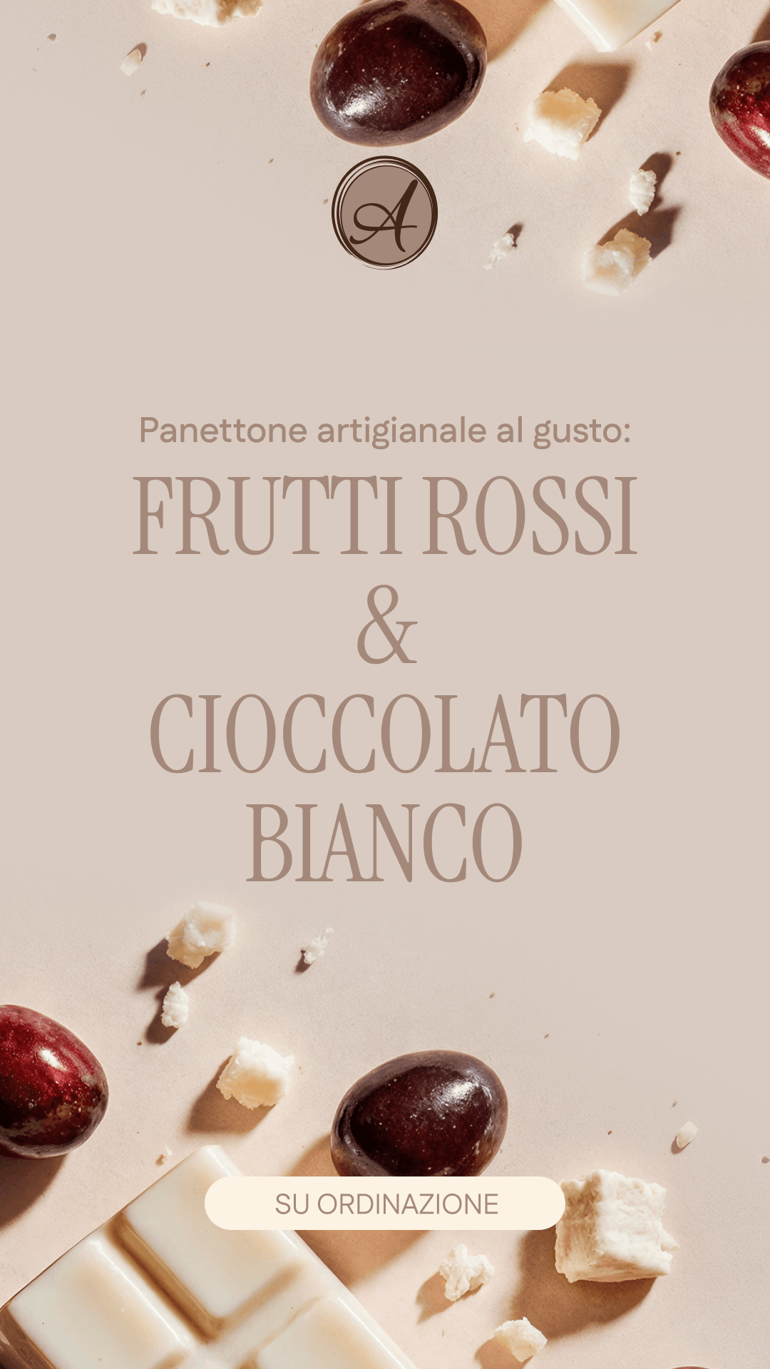 Panettoni frutti rossi e cioccolato bianco